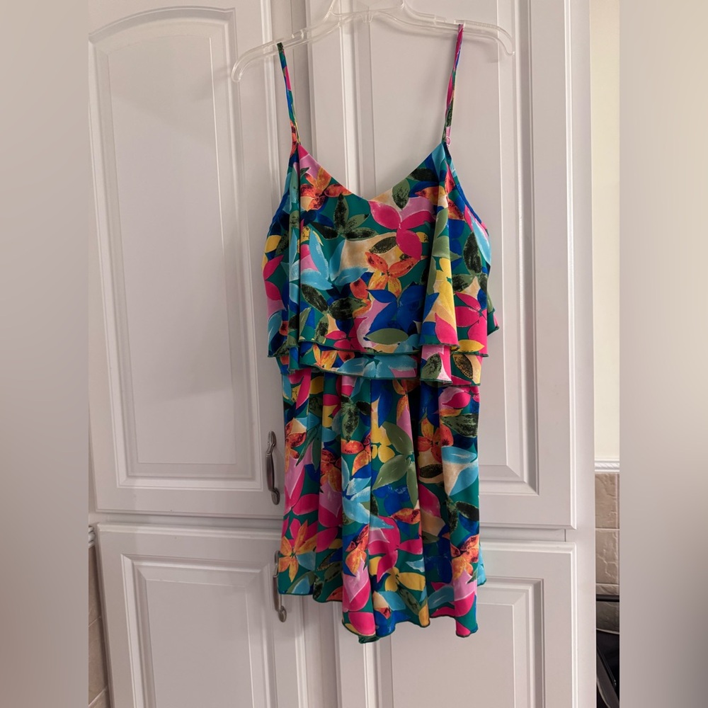 Floral Print  Romper-NWOT